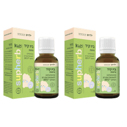 מבצע זוגי | ביוטיקיד | טיפות פרוביוטיקה לפעוטות | 8 מל | מבית סופהרב סופהרב | SUPHERB
