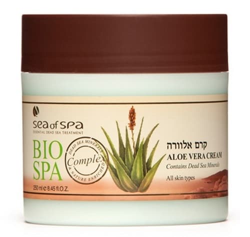 קרם אלוורה | מכיל 250 מל | Aloe Vera Cream | לכל סוגי העור | ביו ספא | BIO SPA