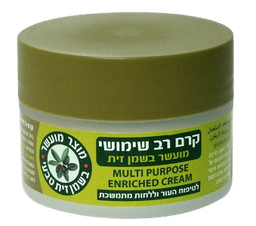 קרם רב שימושי | לטיפוח העור וללחות | מועשר בתמצית שמן זית | 200 מל | חורי | Churi