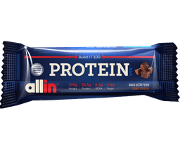 חטיף חלבון בטעם שוקולד פאדג | 100 גרם | 365 גרם חלבון | אול-אין | ALLIN