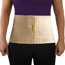 חגורה מאווררת ותומכת לחיזוק שרירי הבטן לפציעות או לאחר ניתוח | מידה M | אוריאל | URIEL