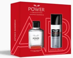 אנטוניו בנדרס פאוור אוף סדקשן מארז 2 חלקים אדט לגבר 100 מל + דאודורנט ספריי 150 מל