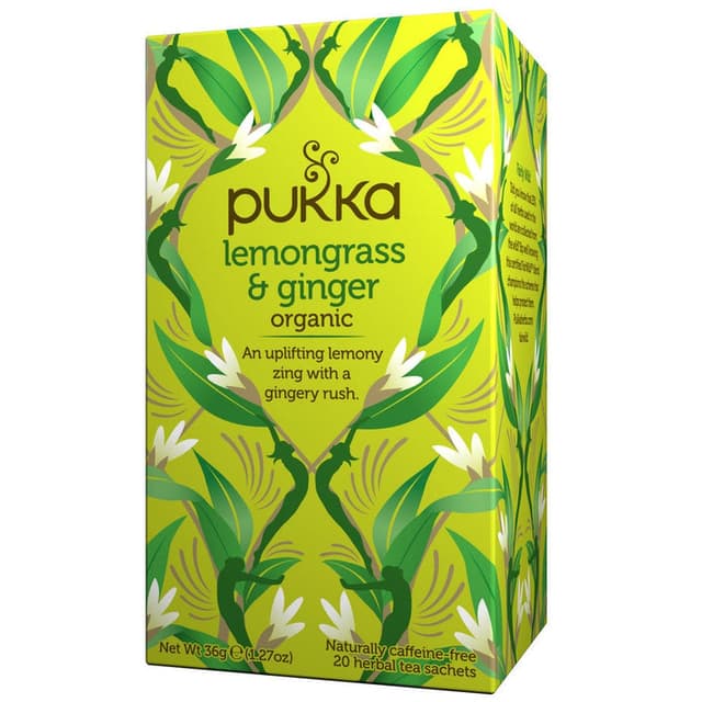 חליטת תה למון גראס וגינגר