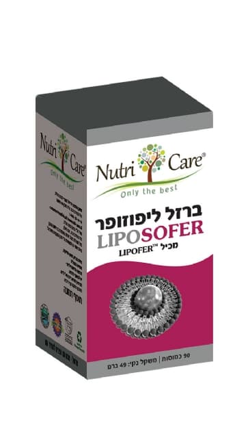 ברזל ליפוזופר Nutri Care | כמוסות 90
