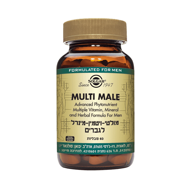 מולטי ויטמין-מינרל לגברים MULTI MALE