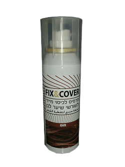 תרסיס לכיסוי מיידי לשורשי שיער לבן - שחור חורי | Churi