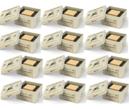 סבון סבתא גמילה הסבון המקורי מצמחים ושמנים טהורים - 115 גרם - מארז 12 יחידות סבתא גמילה | Grandma Jamila