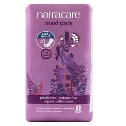תחבושות הגייניות ללילה - 10 יח maxi pads נטרה קר