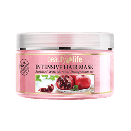 אינטנסיב | מסיכה לשיער בתוספת תמציות רימונים | לכל סוגי השיער | מכיל 250 מל | ארומה דד סי | Aroma Dead Sea