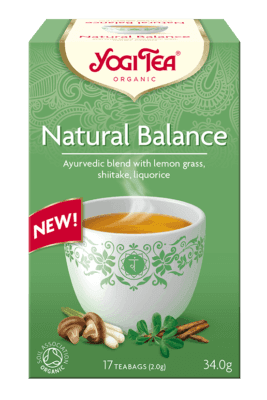 צמחים מיובשים להכנת משקה בחליטה אורגנית עם למון גראס וליקריץ | מכיל 17 שקיקי תה | yogi tea