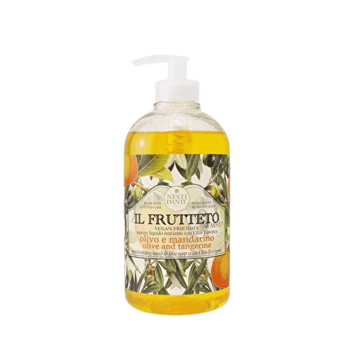 סבון נוזלי זית ומנדרינה | סבון נוזלי לאמבט ולמקלחת | מכיל 500 מל | נסטי דנטה | nesti dante