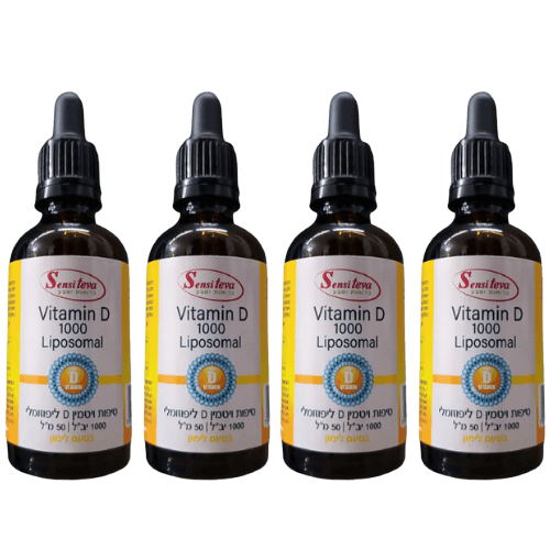 מבצע רביעיה | ויטמין D ליפוזומלי | 1000 יחבל | מכיל 50 מל | סנסי טבע | Sensi Teva