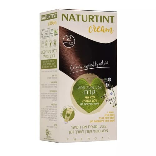 מטורטינט | קרם צבע לשיער | חום ערמונים שוקולד | NATURTINT נטורטינט | NATURTINT