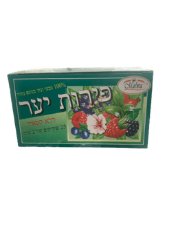 תה פירות יער | ללא קפאין | 25 שקיקי תה | מלווה Malwa | מלווה
