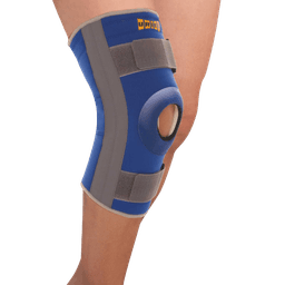 מגן ברך עשוי ניאופרן יעודי לסקי ספורט | מכיל כרית הגנה לפיקה 2 תומכות ספירליות ו-2 רצועות הידוק לתמיכה | מידה XXL אוריאל | URIEL