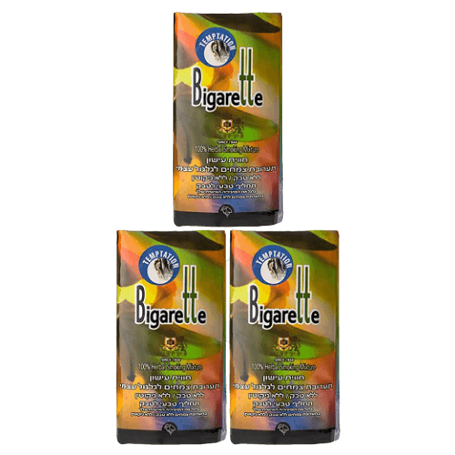 מבצע שלישיה | טבק ללא ניקוטין ביגארט טמפטיישן | מכיל 40 גרם ביגארט | Bigarette
