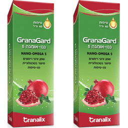 מבצע זוג | ננו-אומגה 5 | טיפות | רכיבים טבעיים | גרנליקס | מכיל 40 מל גרנליקס | Granalix