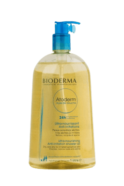 שמן רחצה אטודרם | ATODERM | שמן הזנה לעור יבש - יבש מאוד מגורה ורגיש | מכיל 1 ליטר | ביודרמה | Bioderma