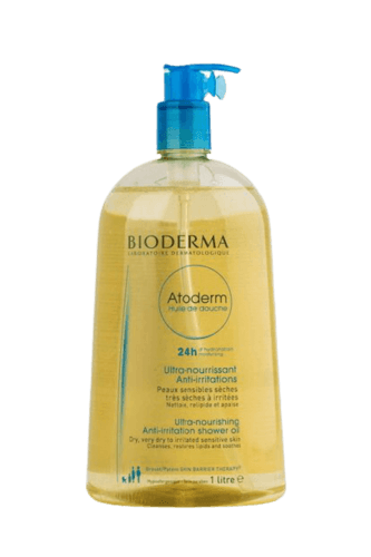 שמן רחצה אטודרם | ATODERM | שמן הזנה לעור יבש - יבש מאוד מגורה ורגיש | מכיל 1 ליטר | ביודרמה | Bioderma