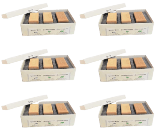 שלישיית מיני סבון טבעיים | מבית גמילה | 6 יחידות סבתא גמילה | Grandma Jamila