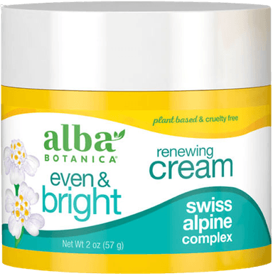 EVEN BRIGHT | קרם מחדש | מכיל 57 גרם | היפואלרגני | hypoallergenic | אלבה בוטינקה | alba botanica