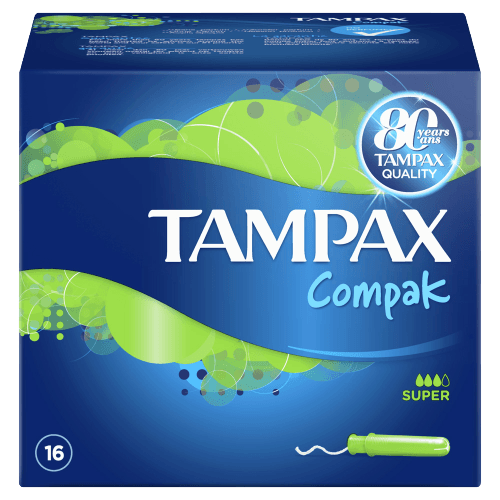 טמפונים טמפקס | 16 יח | קומפקט סופר