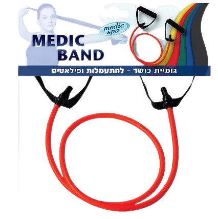 גומיית כושר מדיק בנד בינוני - להתעמלות ופילאטיס | medic spa מדיק ספא | Medic Spa