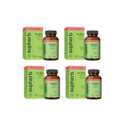 מבצע רביעייה | יוביקווינול | קו אנזים Q10 יוביקווינול | מינון של 60 מג לכמוסה | מכיל 240 כמוסות 60 כמוסות ליחידה | סופהרב | SUPHERB
