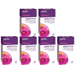 מבצע שישיה | אלטמן | ברזל פלוס | 600 טבליות | FEMINA | Vegan Friendly | ללא גלוטן | IRON PLUS | כשר פרווה | בנוסף מכיל גם חומצה פולית B12 וויטמין C | אלטמן | ALTMAN