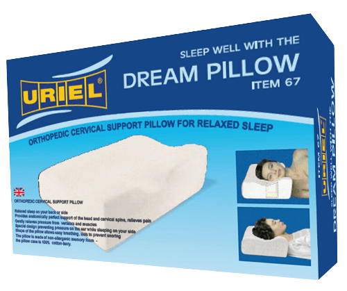 כרית חלומית אורטופדית אנטומית | אוריאל | URIEL