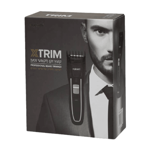 קוצץ זקן מקצועי | נטען | לעיצוב מדויק | של שיער הפנים | פוגיקום | Fujicom