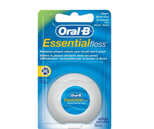 חוט דנטלי מנטה עם שעווה - 50 מטר - ORAL -B