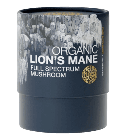 פטריית רעמת האריה אורגנית | 60 כמוסות | פוקה | PUKKA