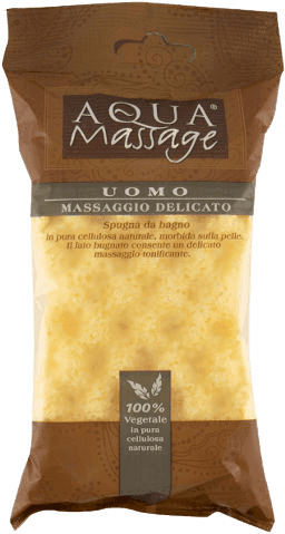 ספוג | מסאז | מתאית צמחית |טהורה | צבע טבעי | AQ175 AQUA MASSAGE