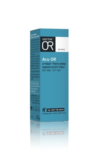 שפתון טיפולי לשפתיים יבשות ולהגנה משמש | SPF 50 | מכיל 45 מל | ACU OR | דר עור | Doctor Or