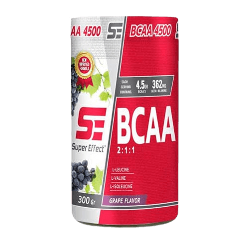 אבקה להכנת משקה על בסיס חומצות אמינו | BCAA | בטעם ענבים | מכיל 300 גרם | סופר אפקט