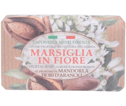סבון מרסיי שקד פריחת תפוז ואלוורה Marsiglia In Fiore Vegetal Soap