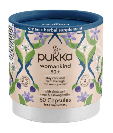 וומנקיינד 50 אורגנית | 60 כמוסות | פוקה | PUKKA