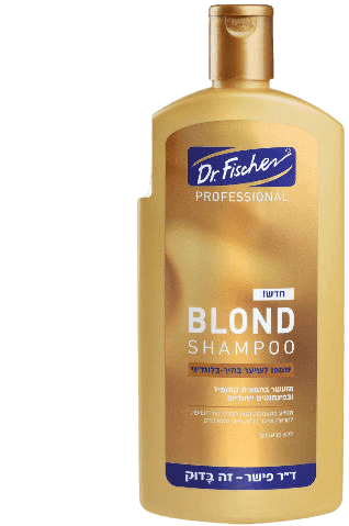 דוקטור פישר | BLOND | שמפו לשיער בהיר בלונדיני | 400מל דר פישר | Dr Fischer