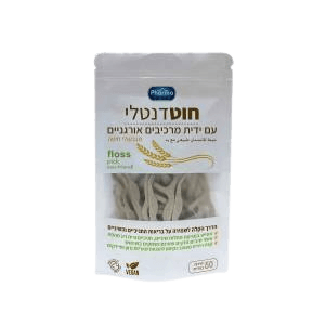 חוט דנטלי | עם ידית אורגנית | מכיל 50 יחידות