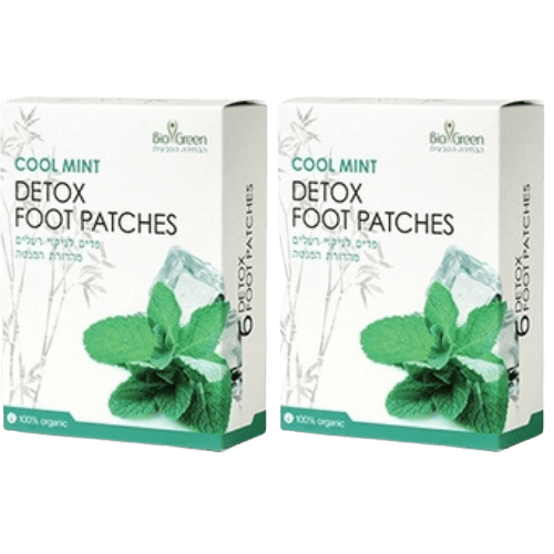 מארז זוגי | פדים לניקוי מנטה | 100 אורגני | BIO GREEN ביו גרין | Bio Green