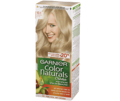 צבע לשיער קבוע - 101 בלונד סופר בהיר בז 20 תוספת מסכת הזנה לטיפוח השיער גרנייה | Garnier