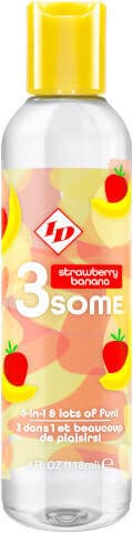 ID 3SOME | תות בננה | חומר סיכה | מכיל 118 מל