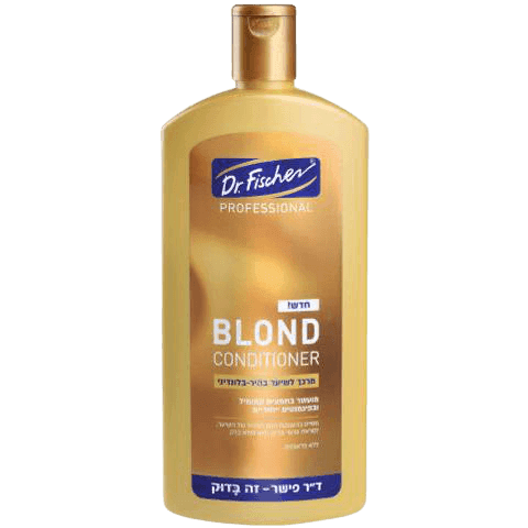 דוקטור פישר | BLOND | מרכך לשיער בהיר בלונדיני | 400מל דר פישר | Dr Fischer