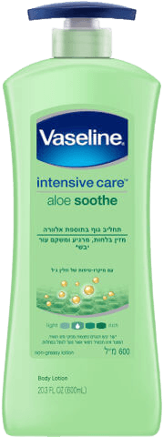 תחליב גוף ירוק | בתוספת אלוורה | Vaseline