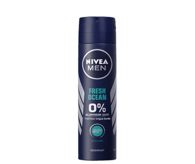 דאודרנט פרש אושן ספריי לגבר ללא אלומיניום - NIVEA MEN - מל 150 ניוואה | NIVEA