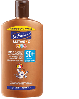 אולטרסול KIDS ילדים | תחליב הגנה לילדים | SPF50 | מכיל 250 מל | דר פישר | Dr Fischer