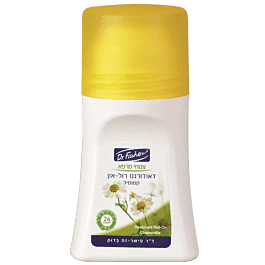 דאודורנט | רול און | צמחי מרפא | קמומיל | מכיל 70 גרם | הגנה ל24 שעות | דר פישר | Dr Fischer