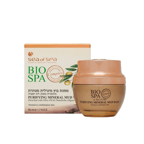 מסיכת בוץ מינרלית | מכיל 50 מל | לפנים | ביו ספא | BIO SPA