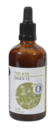 תמצית ברא תולי | DIGEX 12 | כשרות בדץ | מכיל 100 מל | ברא צמחים | BARA